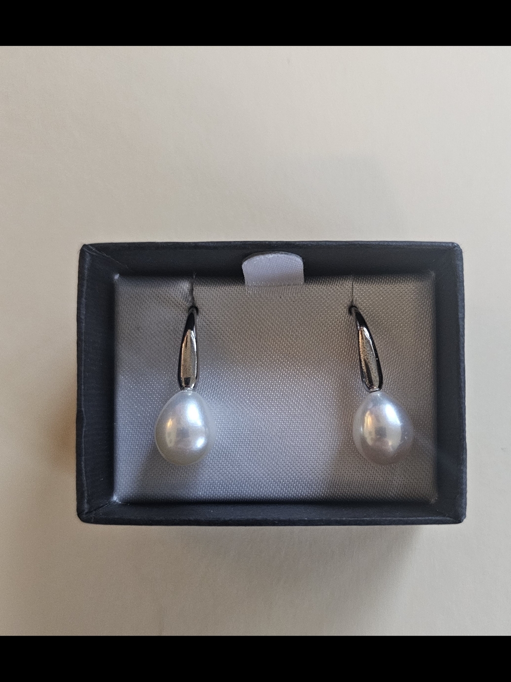 Honora Hook Pearl Earrings Teardrop Dangle/Drop Sterling Silver Fine Earrings